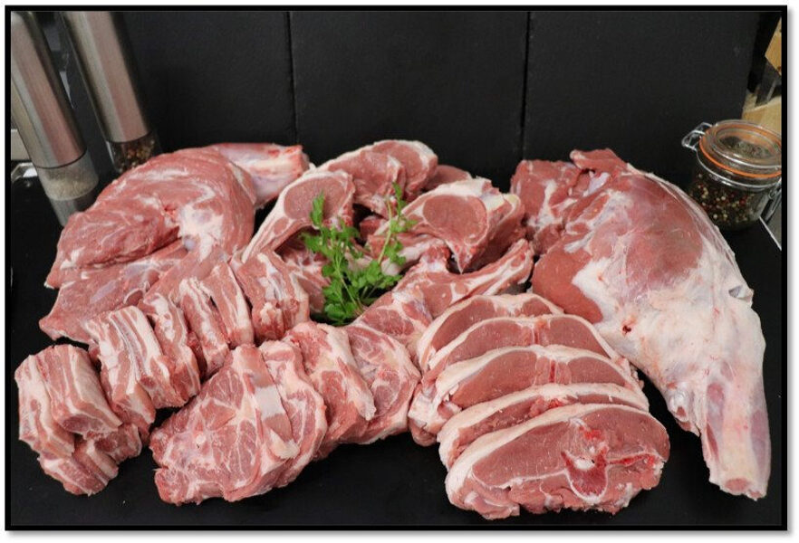 Colis d'Agneau de Chamechaude BIO 12kg